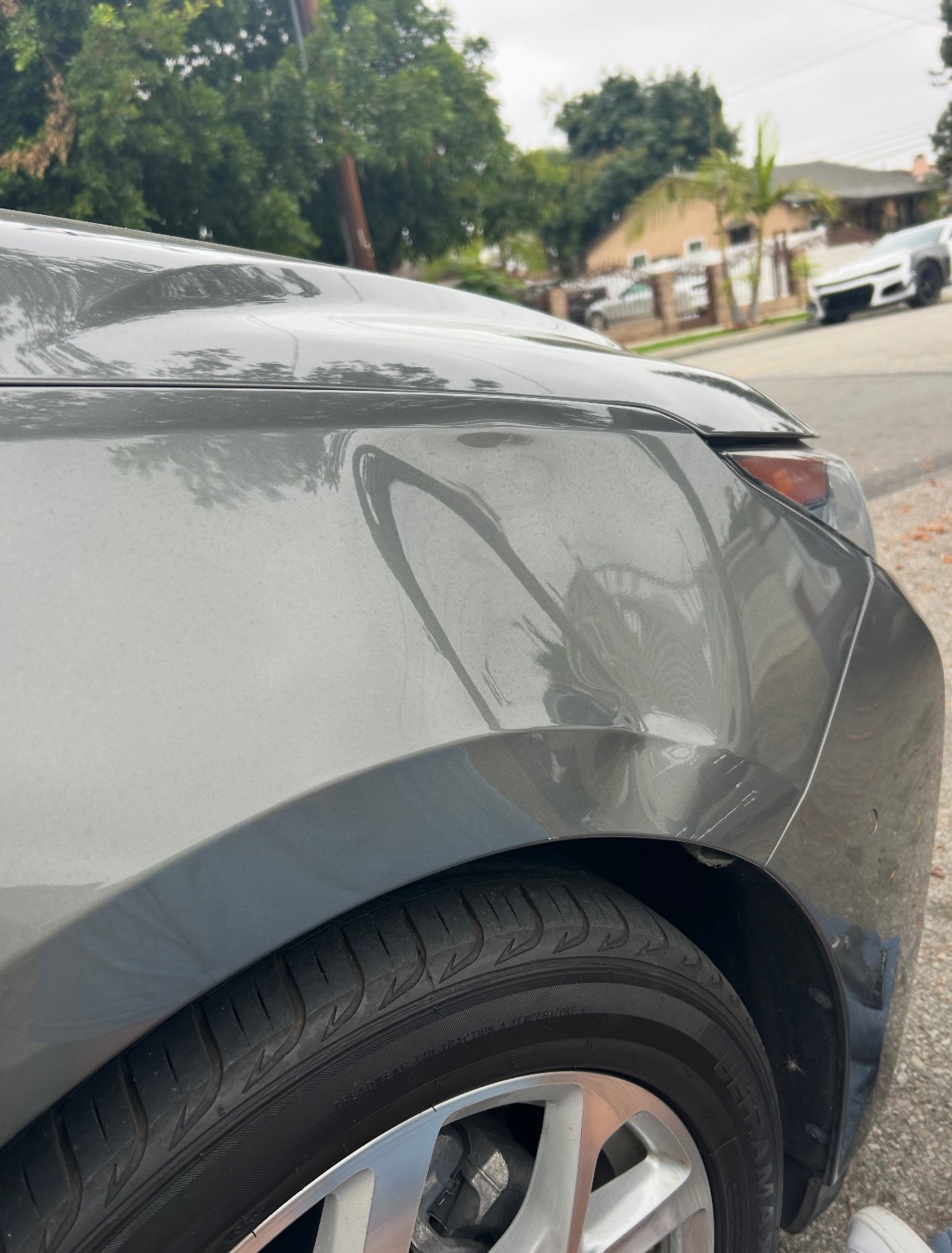 Dent before PDR